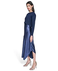 Vince Camuto Women's Crewneck Slip Dress with Sweater