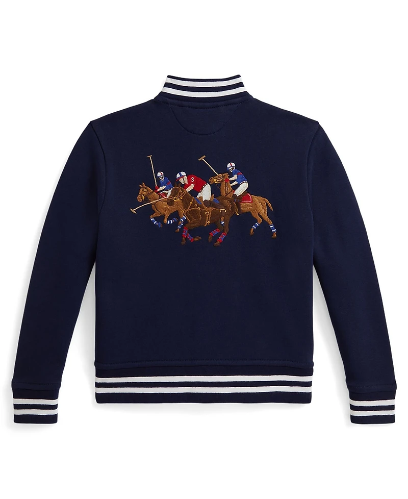 Polo Ralph Lauren Boys 2-7 Triple-Pony Baseball Jacket