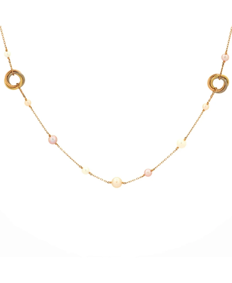 Pre-Owned Cartier Trinity Station Long Necklace