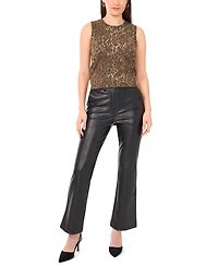 Vince Camuto Women's Leopard Print Sleeveless Tank Top