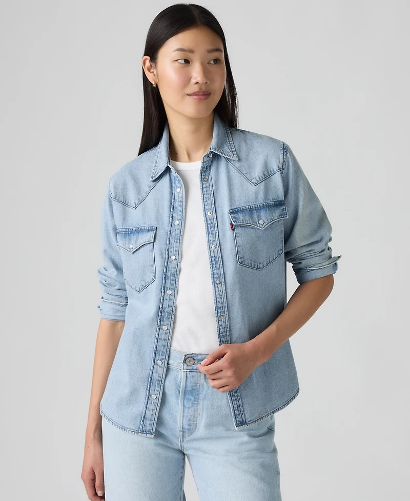 Levi's Women's The Ultimate Western Cotton Denim Shirt