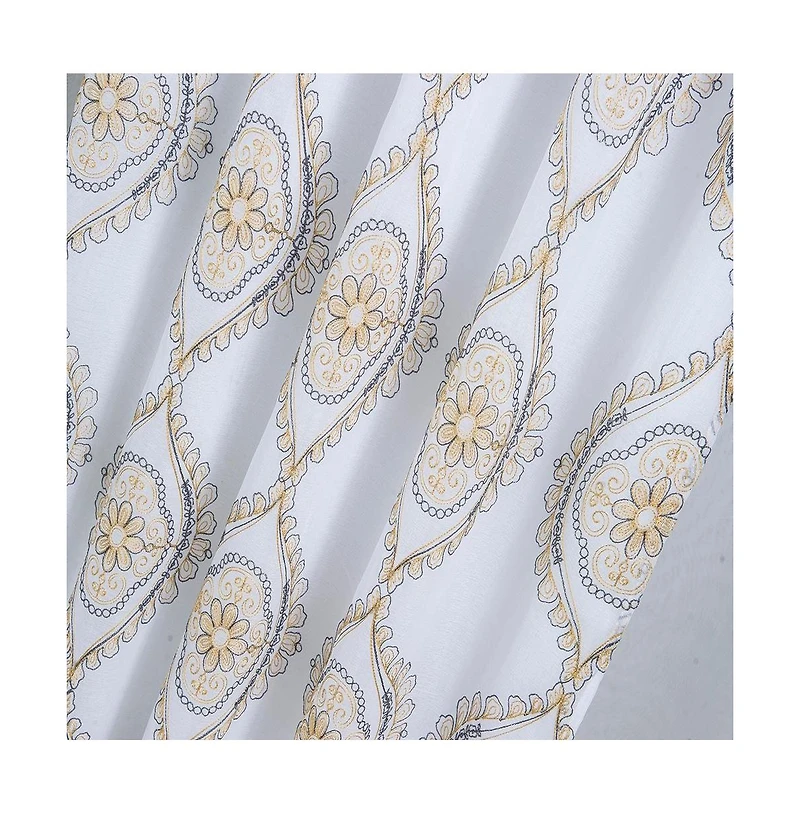 Oliva Gray Arcadia Embroidered Panel