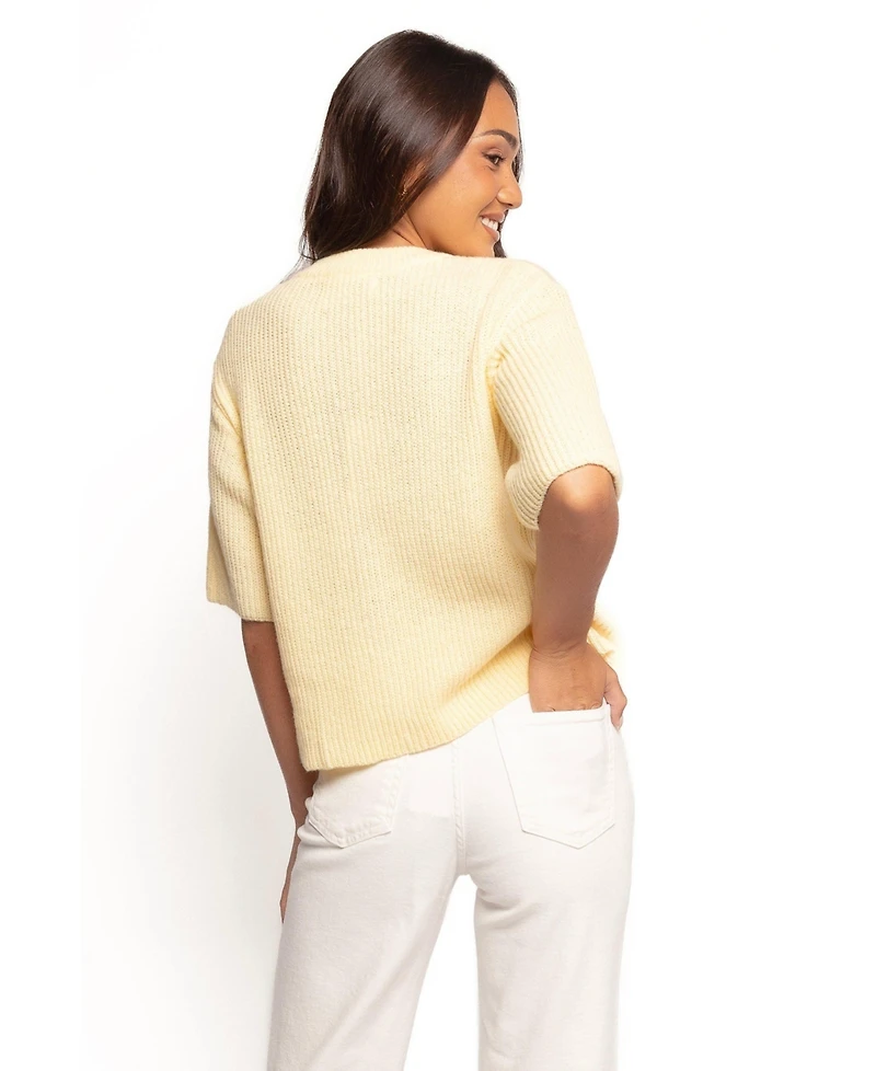 Petal and Pup Women's Miriam Short Sleeve Knit Top