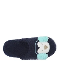 Dearfoams Cozyfoams Women's Holiday Novelty Scuff Slipper with Gift Bag