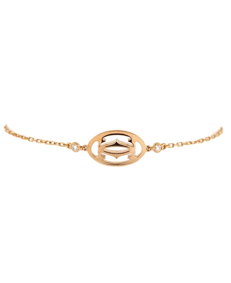 Pre-Owned Cartier Double C Logo Bracelet