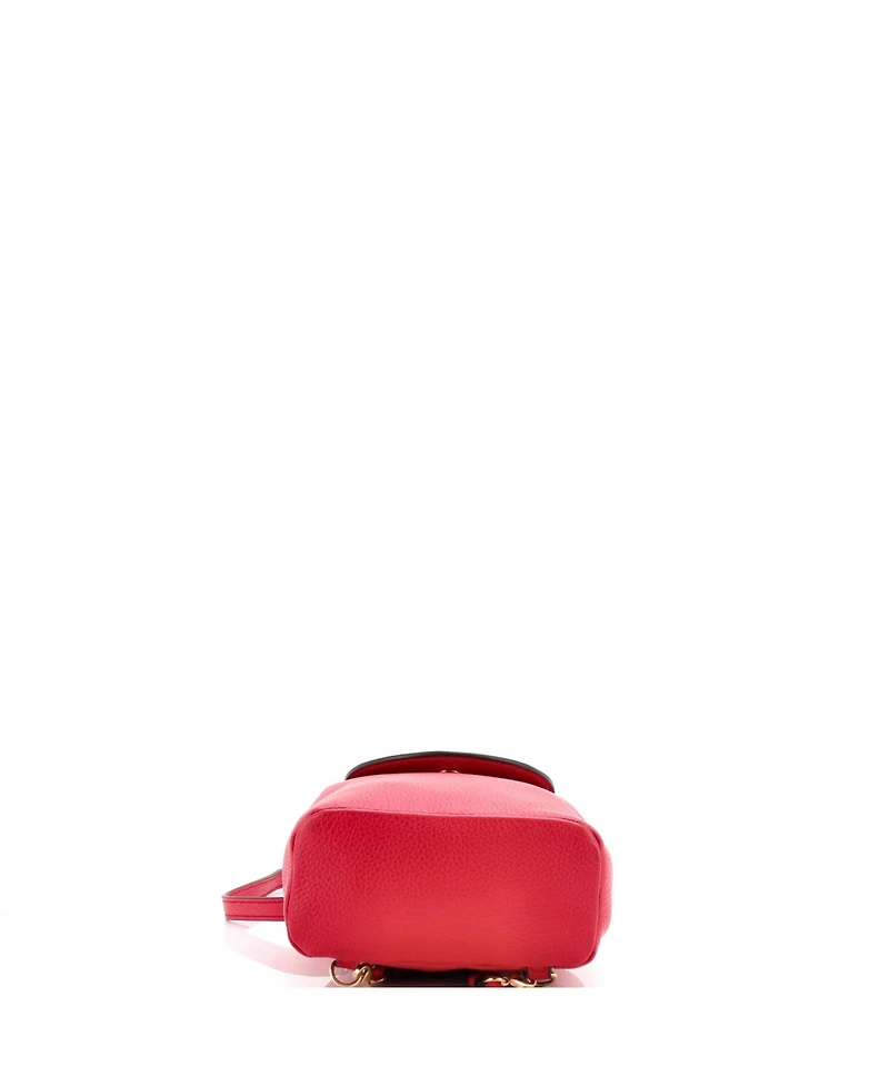 Pre-Owned Salvatore Ferragamo Mini Gancini Backpack Leather