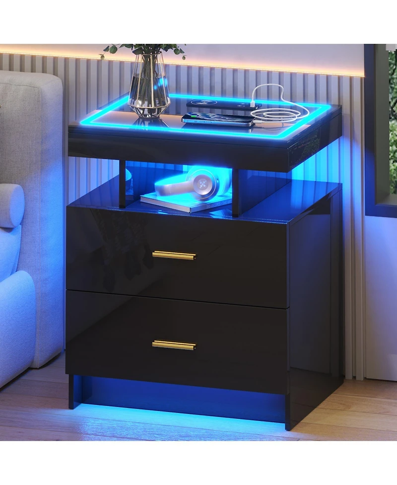 Vlsrka Vanity Makeup Desk with Mirror and Lights