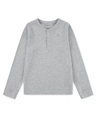 abercrombie kids Boys 5-16 Long-Sleeve Henley Waffle T-Shirt