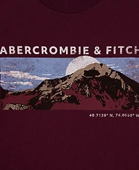 abercrombie kids Boys 5-16 Mountain Range Long-Sleeve T-Shirt