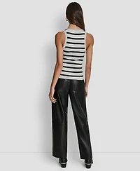 Dkny Jeans Women's Striped Sleeveless Top