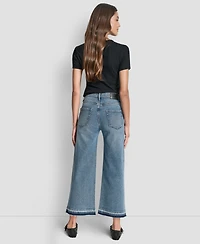 Dkny Jeans Women's Mid-Rise Wide Leg