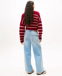 Tommy Jeans Women's Charlie Mid Rise Loose Wide Leg
