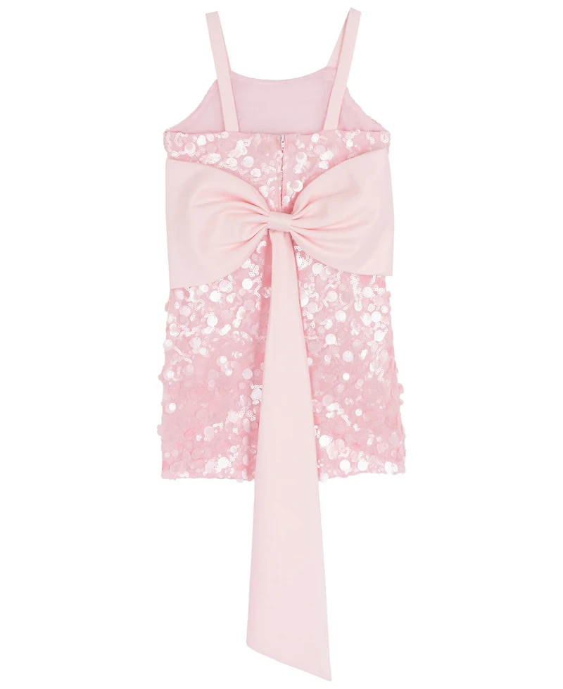 Rare Editions Girls 7-16 Sequin Mesh A-Line Dress