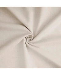 Half Price Drapes Parchment Cream Italian Faux Linen Room Darkening Curtain