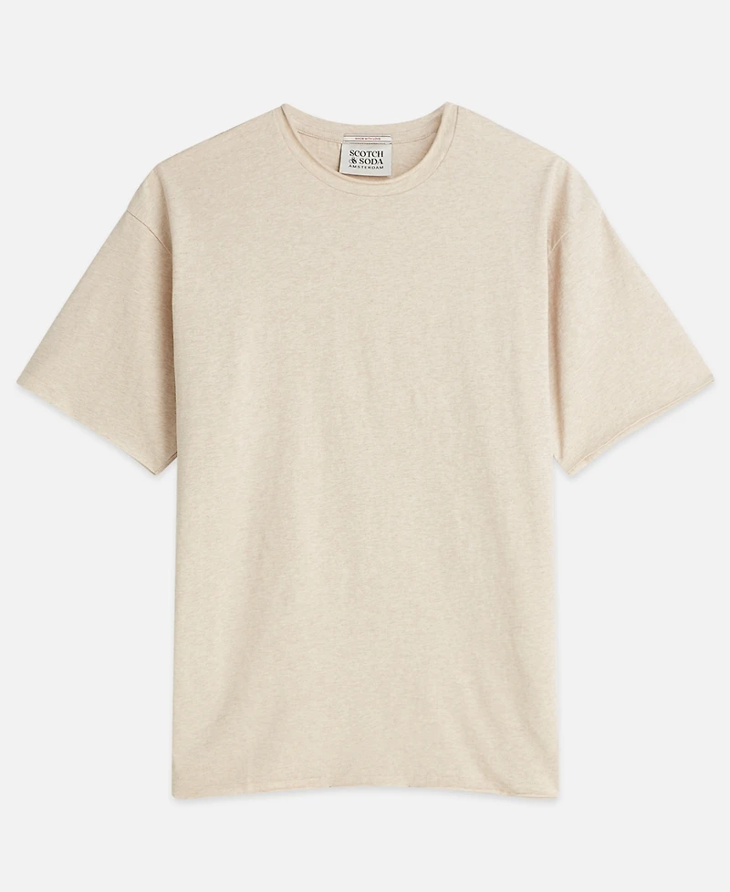 Scotch & Soda Men's Raw-Edged Relaxed-Fit T-Shirt