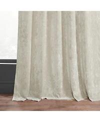 Half Price Drapes Champagne Lush Crush Velvet Room Darkening Curtain