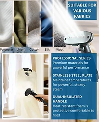 Salav Limited Edition Pro Series Dual Bar 61.4" Luxe Garment Steamer