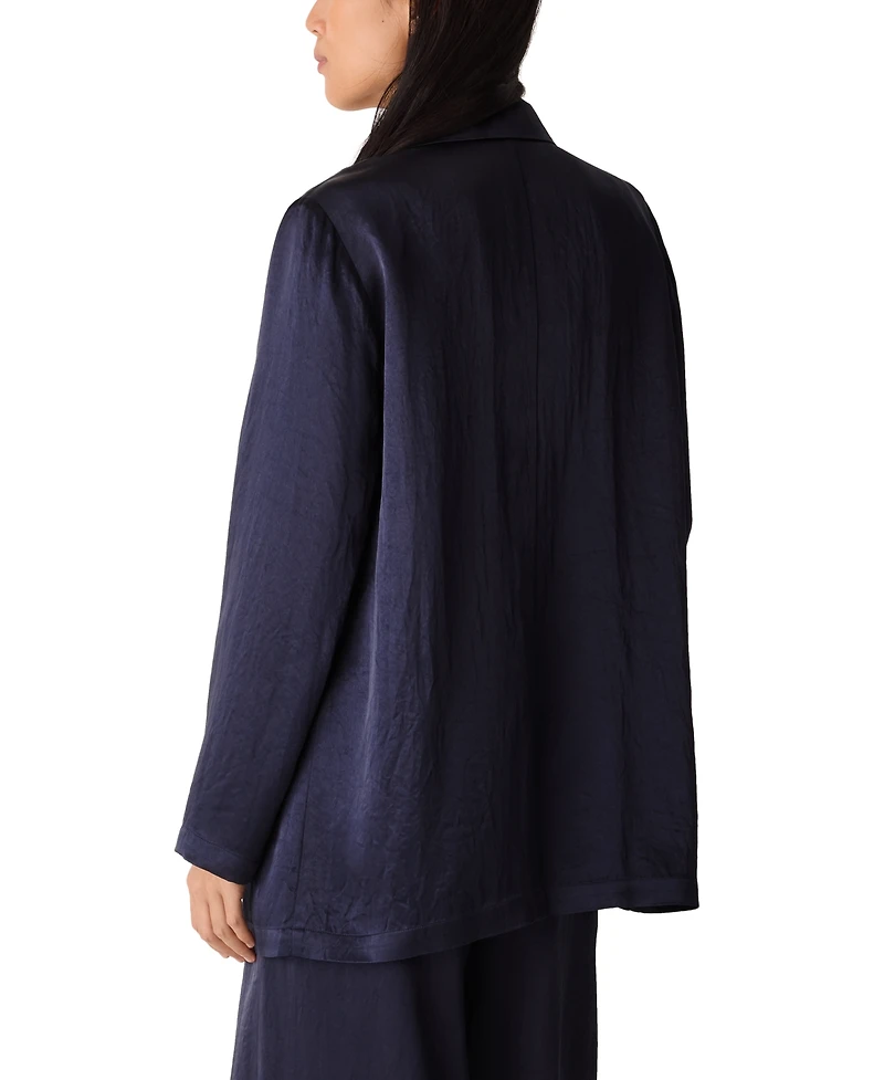 Eileen Fisher Women's Notch Collar Blazer, Regular and Plus