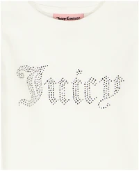 Juicy Couture Girls 4-6X 2-Piece Knit Rib Long-Sleeve T-Shirt and Pants Set