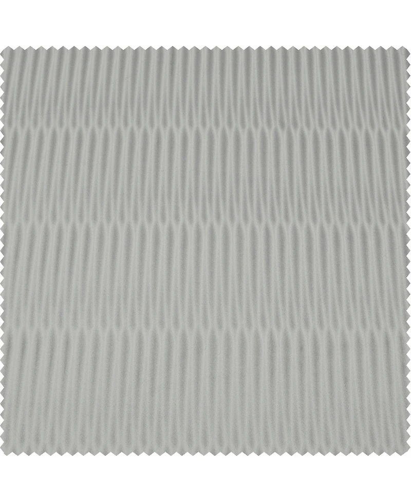 Half Price Drapes Silver Abstract Lounge Embossed Velvet Room Darkening Curtain