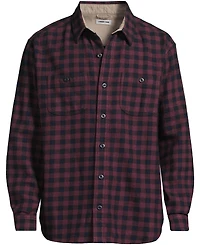 Lands' End Men's Long Sleeve Authentic Flannel Shirt