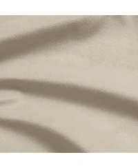 Half Price Drapes Light Ivory Simply Velvet Room Darkening Curtain Pair (2 Panels)