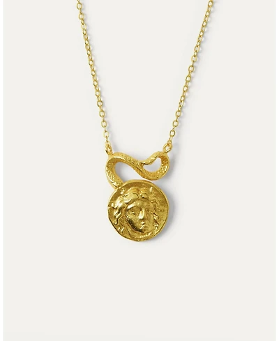 Ottoman Hands Gorgon Medusa Pendant Necklace