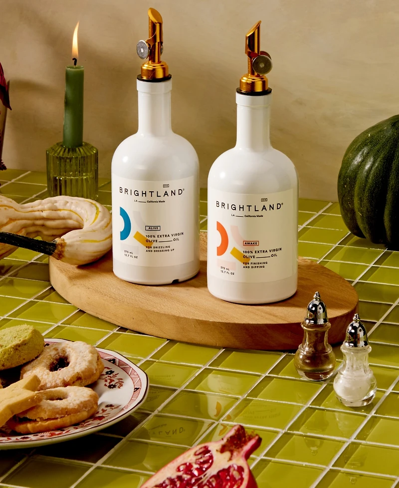 Brightland Duo Extra Virgin Olive Oil 4-Pc. Gift Set