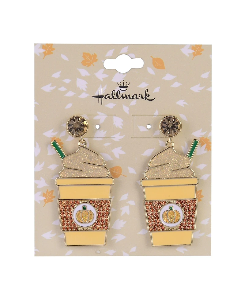 Hallmark Pumpkin Spice Latte Earrings