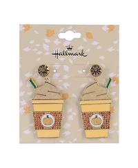 Hallmark Pumpkin Spice Latte Earrings