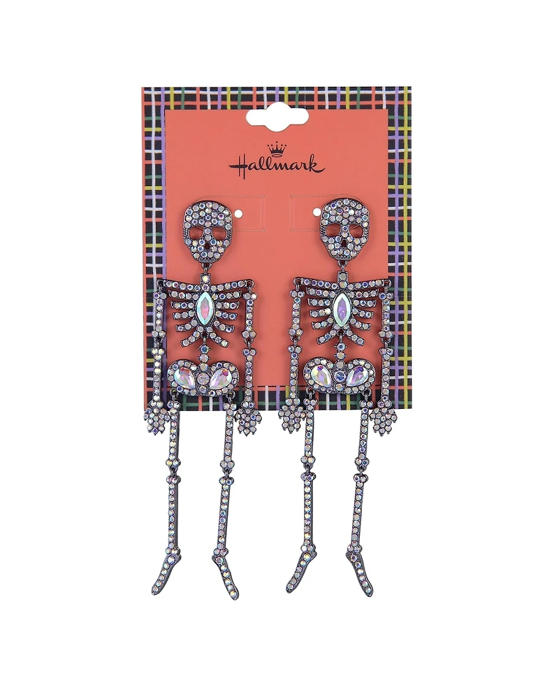 Hallmark Stone Skeleton Earrings