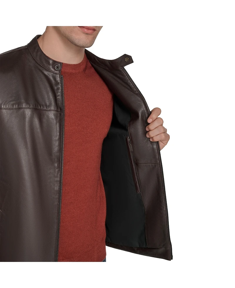 Andrew Marc Black Label Men's Macalister Leather Jacket