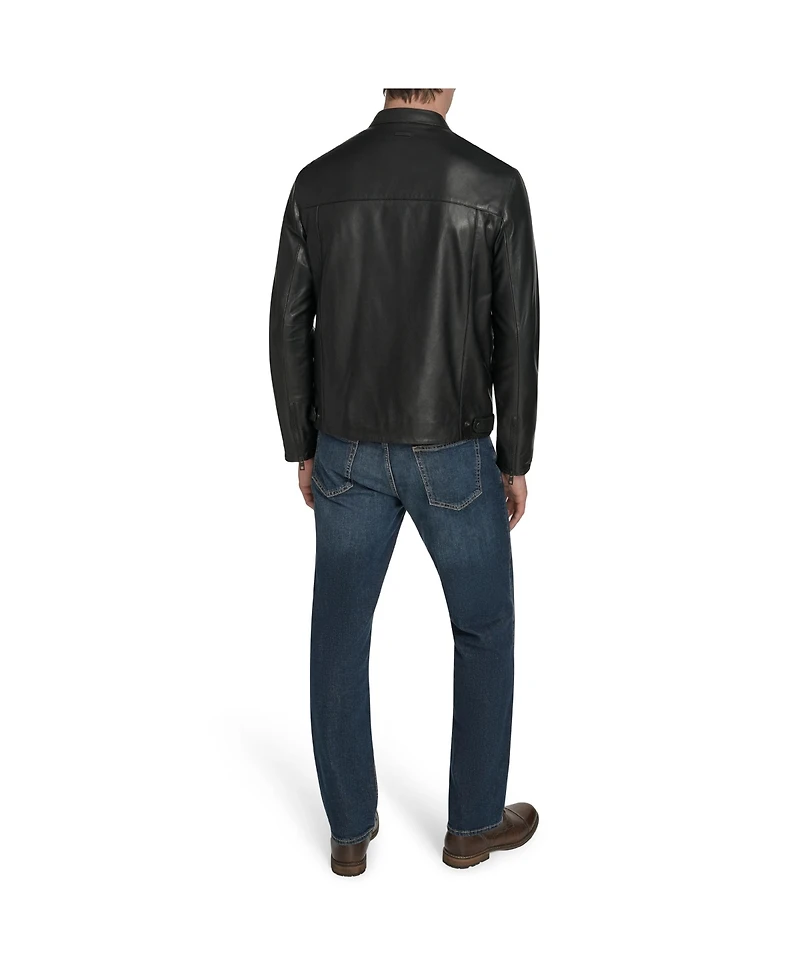 Andrew Marc Black Label Men's Macalister Leather Jacket