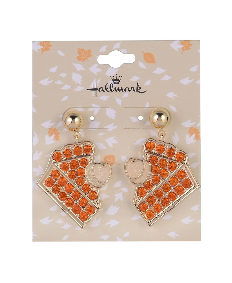 Hallmark Stone Pumpkin Pie Earrings