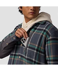 Backcountry Men's Venture Stretch Flannel Shacket Shirt Jackets