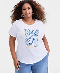 Style & Co Plus Perfect Graphic T-Shirt