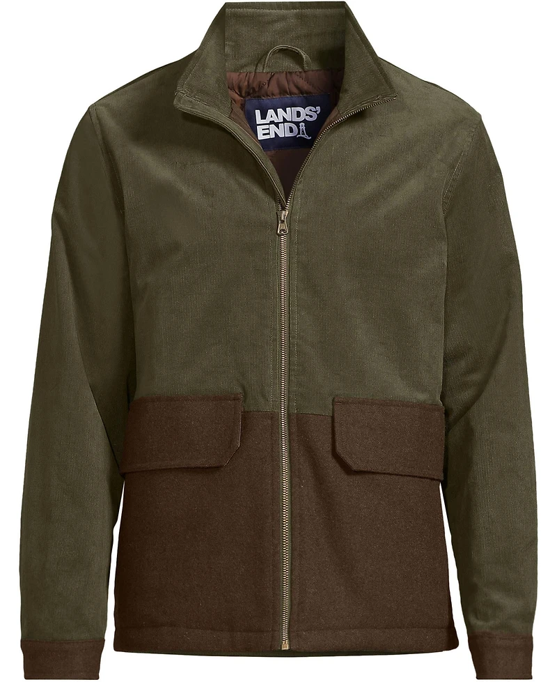 Lands' End Men's Mixed Media Cord Jacket