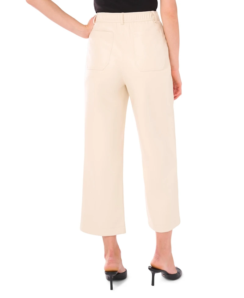 Vince Camuto Women's Cropped Front Pocket Mid Rise Pants