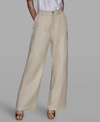Karl Lagerfeld Paris Women's Straight Pocket Detail Pants