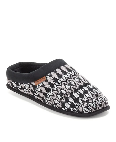 Dearfoams Men's Asher Marled Knit Clog House Slipper