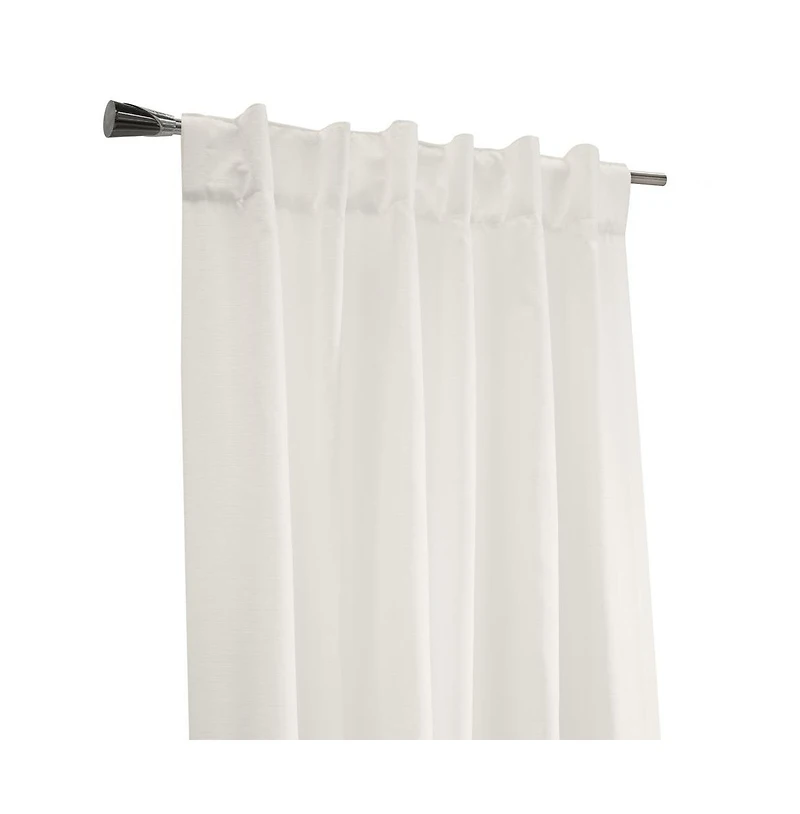 Habitat Mulberry Light Filtering Back Tab Curtain - 54x95", White