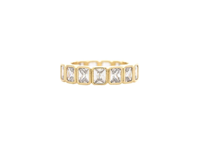 Bezel Set Cz Eternity Band