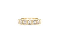 Bezel Set Cz Eternity Band
