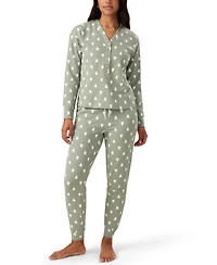 Kindred Bravely Maternity Waffle Nursing Lounge Set