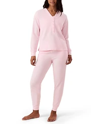 Kindred Bravely Maternity Waffle Nursing Lounge Set