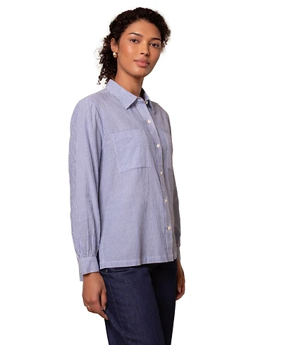 Celtic & Co. Women's Side Split Striped Shirt