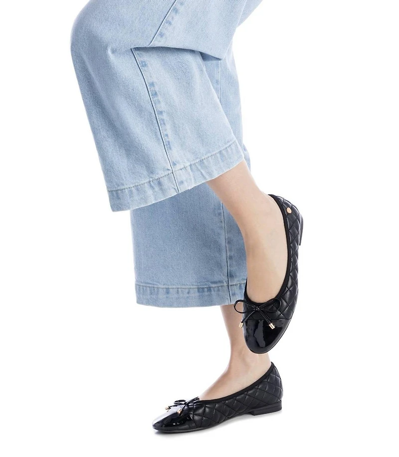Women's Casual Cap Toe Ballet Flats By Xti