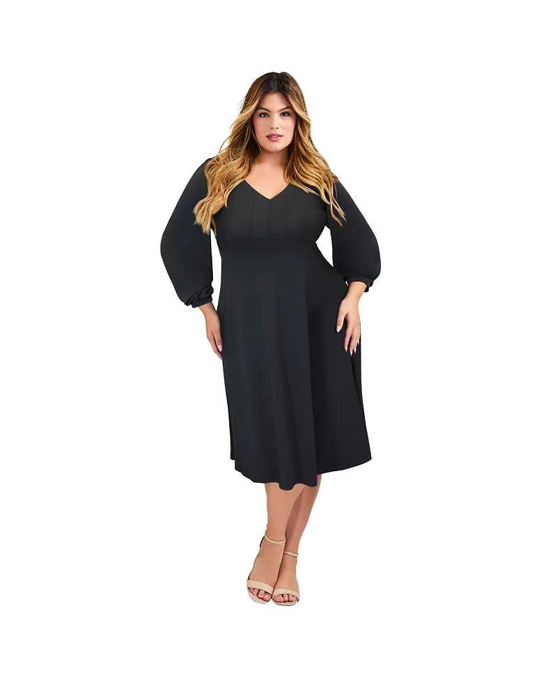 Avenue Women's Plus Audrey Ity Dress