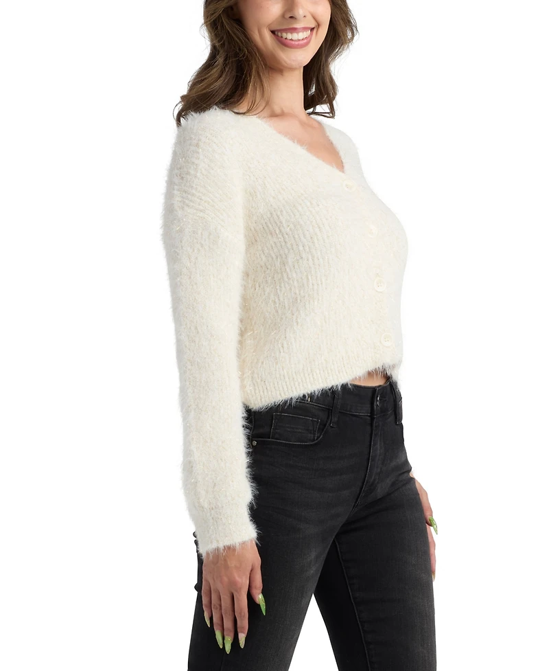 Bcx Juniors' V-Neck Long-Sleeve Cardigan