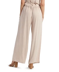 Bcx Juniors' Wide Leg Pleated Pants